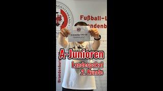 Auslosung Landespokal Brandenburg A-Junioren – 2. Runde