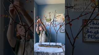 Autumn tree diy #treediy #autumntree #diy #treelight #autumncraft #fallcraft #treeart #accentlight