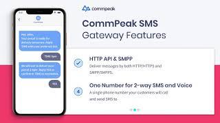 Bulk SMS Gateway Service from CommPeak