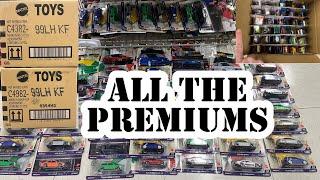 ALL THE PREMIUMS, HUGE RESTOCK! 2024 FRESH CASES OPENED! HOT WHEELS F CASE H CASE and CAR CULTURE