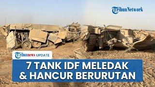 Jebakan Maut Hizbullah Ledakkan 7 Tank Israel di Lebanon, IDF Kabur Hindari Kerugian Lebih Besar