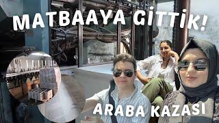 KİTAPLAR NASIL BASILIR?  | MATBAAYA GİTTİK! (ve kaza yaptık)