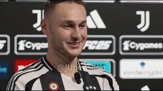 KOOPMEINERS 1° intervista come giocatore Juventus: "Finalmente felice nel club più grande d'Italia"