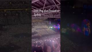 Coldplay music of sphere world tour Australia 2024 #coldplay #music #love #concert #viralshort