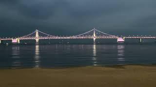 釜山夜景　カンアンリ大橋