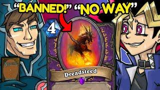 Magic & Yugioh Player Tries To Guess If A Hearthstone Card is Banned