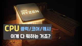 CPU의 클럭,캐시,스레드가 뭔데??   //칩셋과 CPU 간단설명