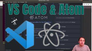 [Environment Setup 5] Install Visual Studio Code and Atom using installer packages and dpkg