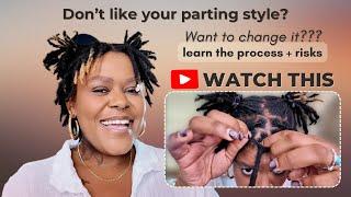 Want to change the parts on your locs? Watch this. (The Risks and How to Do It Safely)