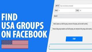 How to Find USA Groups on Facebook at One Click 2024 (chrome extentions)