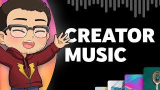 YouTube Creator Music Overview