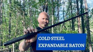 The Cold Steel Expandable Steel Baton will break stuff!