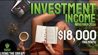 How I Made $18,000+ this Month in Investment Income | Stock Portfolio Review