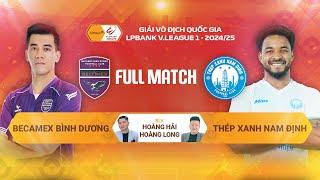 FULL MATCH: BECAMEX BÌNH DƯƠNG - THÉP XANH NAM ĐỊNH | LPBANK V.LEAGUE 1 - 2024/25