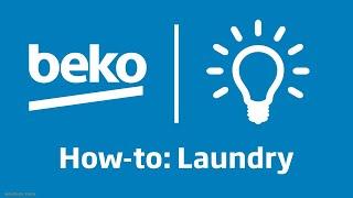 How to install your new Beko Washing Machine