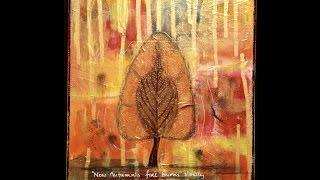 #LoveAutumnArt - Mixed Media Canvas Process