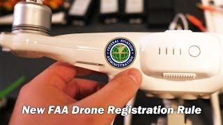New FAA Drone Registration Rule: Mark it on the outside...