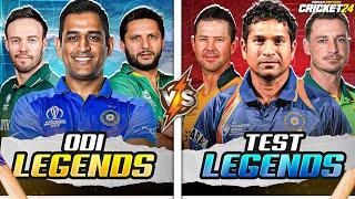 HAT-TRICK   ODI LEGENDS vs TEST LEGENDS  Cricket 24