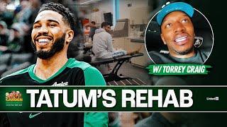 Jayson Tatum UPDATE: Torrey Craig Says He is in 'Good Spirits', Always Rehabbing w/ Trainer