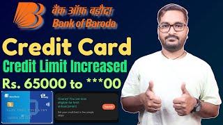 BoB Credit Card Limit Enhancement Offer | How to Increase BoB Credit Card's Credit Limit?