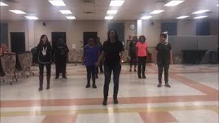 Lady Steph Teaches How to Do The Mickey James Line Dance by Big Mucci | Part 1