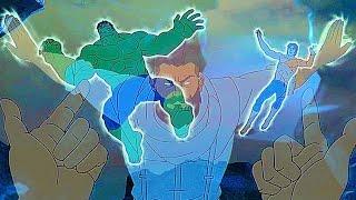 Beyonder Separates The Hulk and Bruce Banner - Beyonder Rips Hulk In Two - Avengers Assemble S4 E17