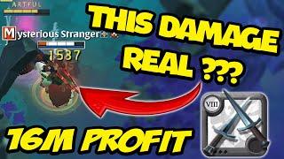 THIS DAMAGE REAL ??? 500K BUILD | ONE SHOT BUILD | DAGGER PAIR SOLO PVP MISTS  ( Albion Online )