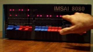 IMSAI 8080 Demo (2 of 3) - Input Instruction