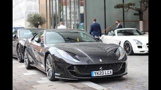 Arab Supercars in London 2020 812, Turbo S, 575 Maranello, Aventador S, Maybach and Many More