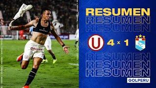 Resumen: Universitario 4-1 Sporting Cristal #TorneoAperturaXGOLPERU