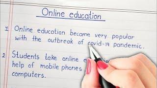 Essay on Online Education in English  | How to write essay on online Education |