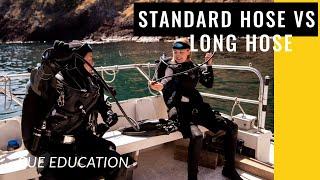 Scuba Diving Long hose vs Standard hose, VS Monday | Global Underwater Explorers