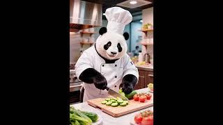 The multiple identities of the panda！#cute #shorts #ai #panda