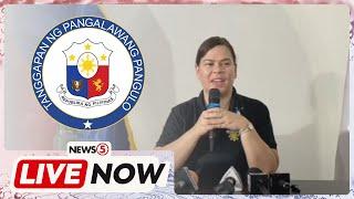 LIVE | Vice Pres. #SaraDuterte holds press conference #News5 (November 27, 2024)