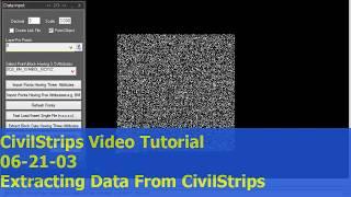 06_21_03 Extracting Data From CivilStrips