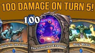 The Ceaseless Expanse COMPLETELY BROKE This Deck! | Wild Hearthstone Paladin Deck