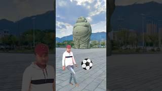 Football  the Looqing up at the sky and big belly Buddha3D Special Effects 3D Animation #vfxmagic