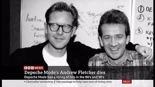 Andrew Fletcher passes away (1961 - 2022) (UK) - BBC News - 27th May 2022