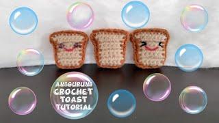 Amigurumi Crochet Mini Toast Tutorial || Full Pattern || Easy Beginner-Friendly