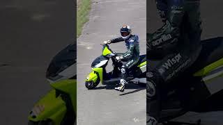 Raul Fernandez hops on a scooter after his Practice crash!  | 2023 #CatalanGP