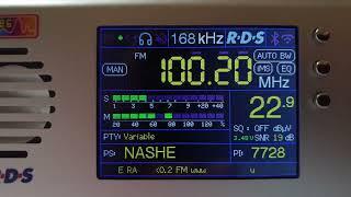 FM 100.2 Nashe Radio (RUS) / Reception in Belgrade