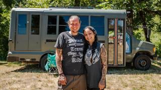 How We Built a Spacious Tiny Home in a Short Bus