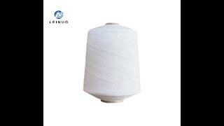 Nylon knitting yarns dyed latex rubber covered yarn 1207575 elastane double covered yarn for socks