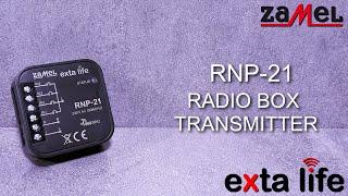 RNP-21 - Radio Box Transmitter 4 Channel 230V - ZAMEL - EXTA LIFE