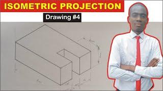 Isometric Projection of a Cube and Cuboid | Isometric Projection #4 | Orthographic Projection