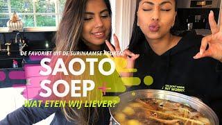 DE FAVORIET UIT DE SURINAAMSE KEUKEN: SAOTO SOEP! -  DE TAUSJES KLOG #6 #QUARANTAKKIES #KOOKVLOG