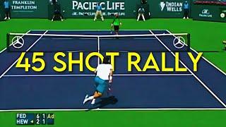 Roger Federer - Top 10 Longest Tennis Rallies of His Career (ATP)