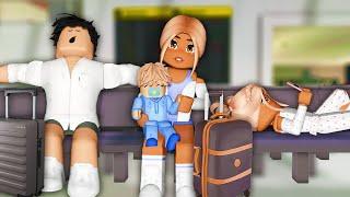 ️ OUR FLIGHT WAS *DELAYED* | Bloxburg Family Roleplay