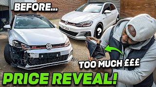 REBUILDING WRECKED 2017 VW GOLF GTI | Complete VW Golf GTI Restore