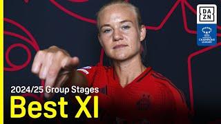 DAZN's Ultimate Best XI of the UEFA Women's Champions League Group Stages 2024/25